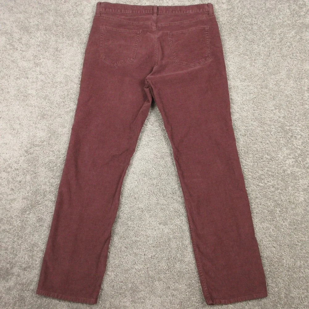 Banana Republic Pants Mens 35x32 Red Faded Corduroy 5 Pocket‎ Chino Barn Chore